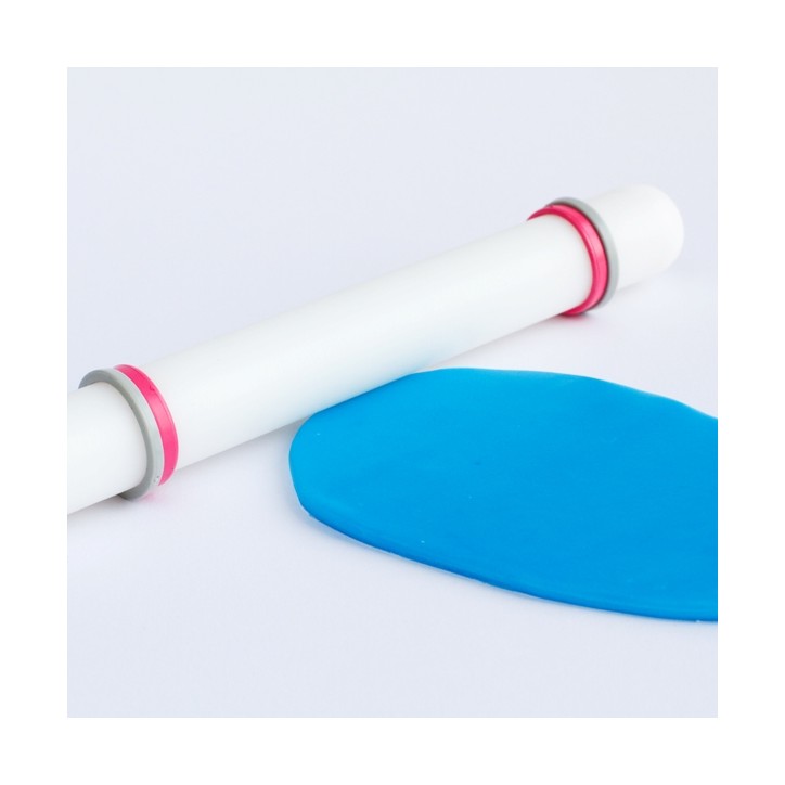 Cake Design Rolling Pin - Rolling Pin with Spacers – Perfect for Rolling Fondant & Dough