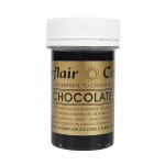 Sugarflair Lebensmittelfarbe Paste Schokoladenbraun - Chocolate Brown, 25g