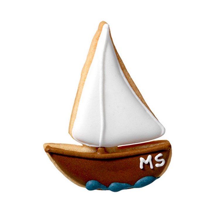 Segelschiff Ausstecher - Segelboot Ausstechform – Maritime Plätzchen Backen | Bakeria