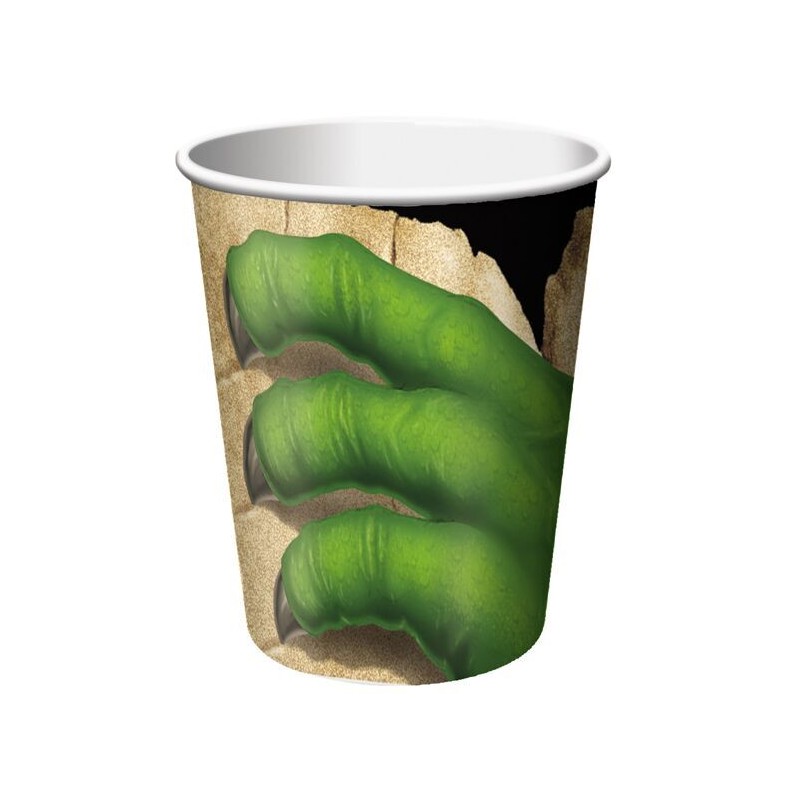 Anniversary House T-Rex Dino Blast Party Cups, 8 pcs