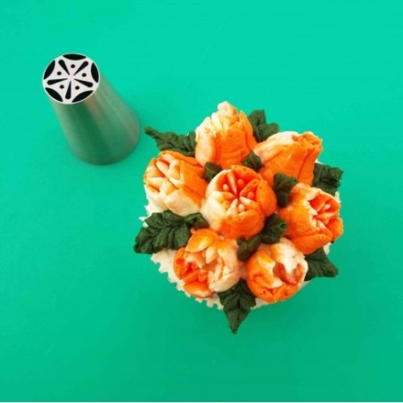 Daisy Flower Piping Tip – For Beautiful Daisies on Cupcakes and Cakes