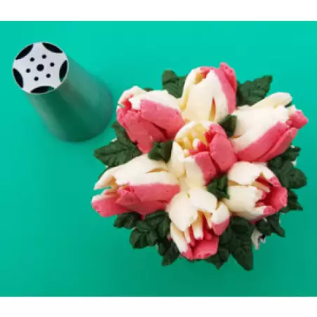 Violet Piping Tip – Russian Flower Tip - For Beautiful Violet Flowers on Cupcakes and Cakes