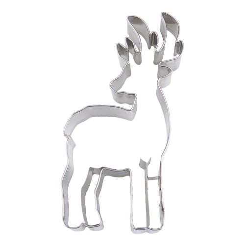 Städter Deer Oscar Metal Cookie Cutter, 10.5cm Städter Deer Oscar Metal Cookie Cutter, 10.5cm