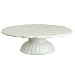 Ib Laursen Pure White Cake Plate, 29cm