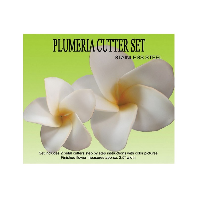 Plumeria Cutter and Veiner Set