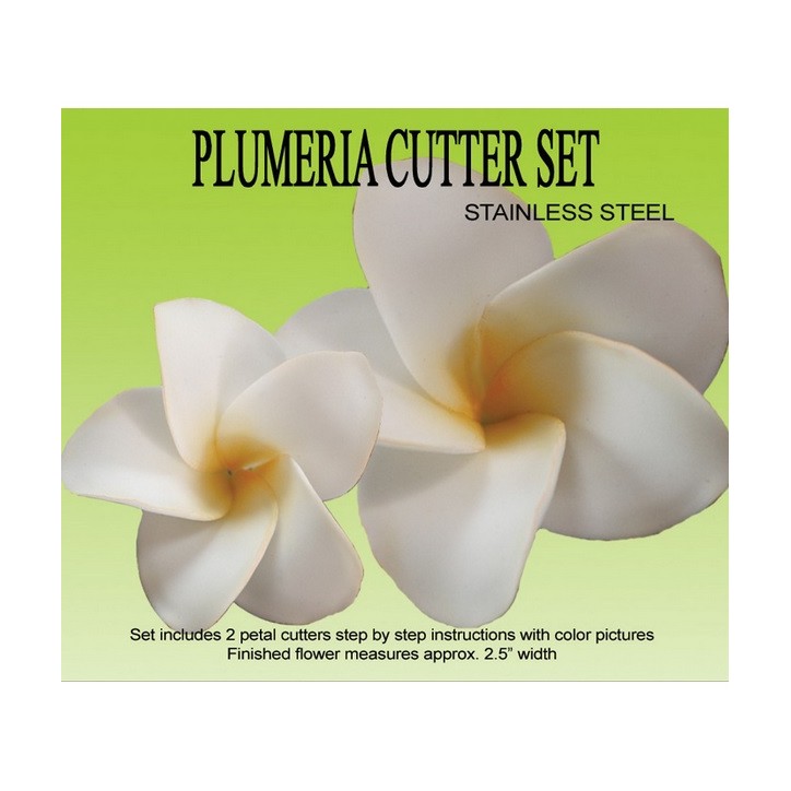 Petal Crafts Plumeria Ausstecher und Veiner Set – Für tropische Blüten-Dekorationen