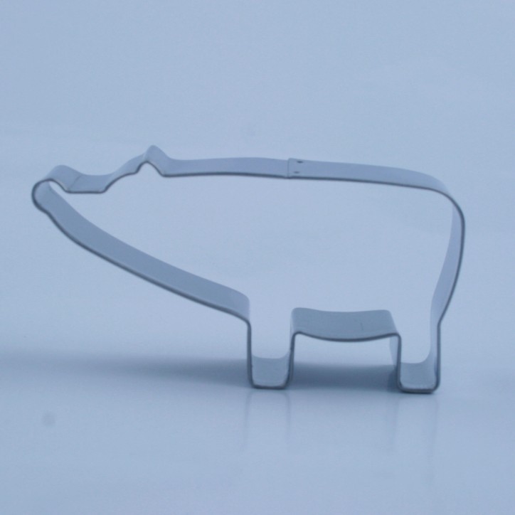 Comic Polar Bear Cutter – Cute Winter Cookie Decorations for Cakes and Cookies