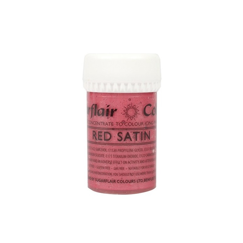 Sugarflair Satin Paste Red, 25g