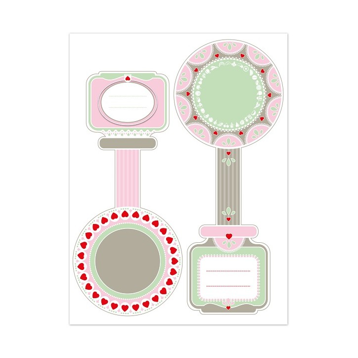 Jar Seal Stickers - 16 Labels for homemade Jams and Jars