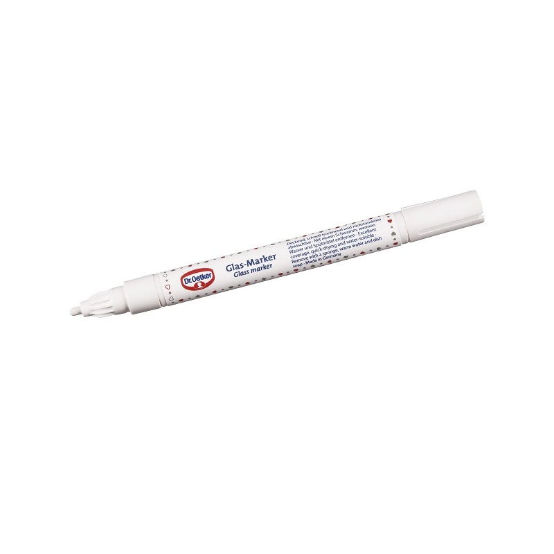 Dr. Oetker Glass Marker white 2mm