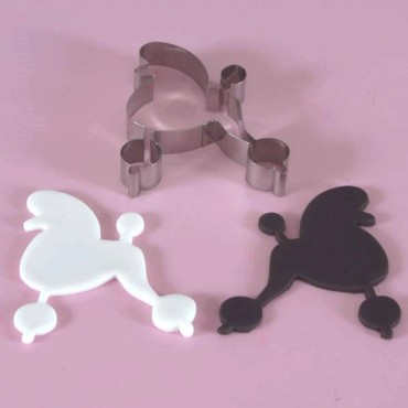 Valles Cutter Company French Poodle Fondantausstecher