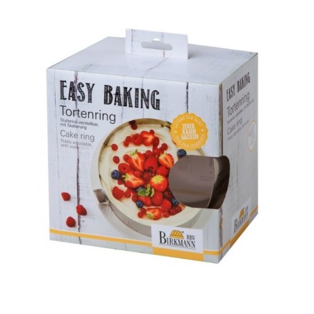 Easy Baking Tortenring Extrahoch 18-30cm