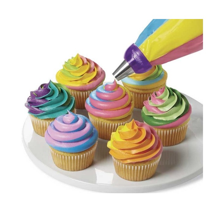 Wilton Color Swirl 3-Farben Adapter – Perfekte Buttercreme-Verzierungen
