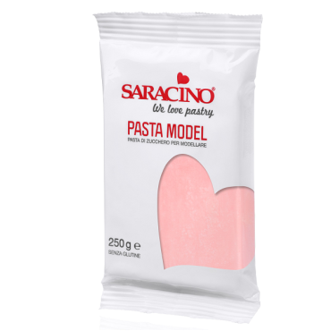 Rose Modellingpaste Saracino Pasta Model Pink - Glutenfree Sugar Modelling Paste - Saracino Switzerland
