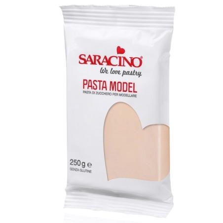 Gluten free Skintone Modellingpaste - Rose Beige Pasta Model Saracino - Fiugrine Modelling Paste