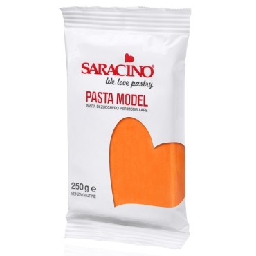 Orange Modellierpaste - Saracino Pasta Model Orange - 8051277120160