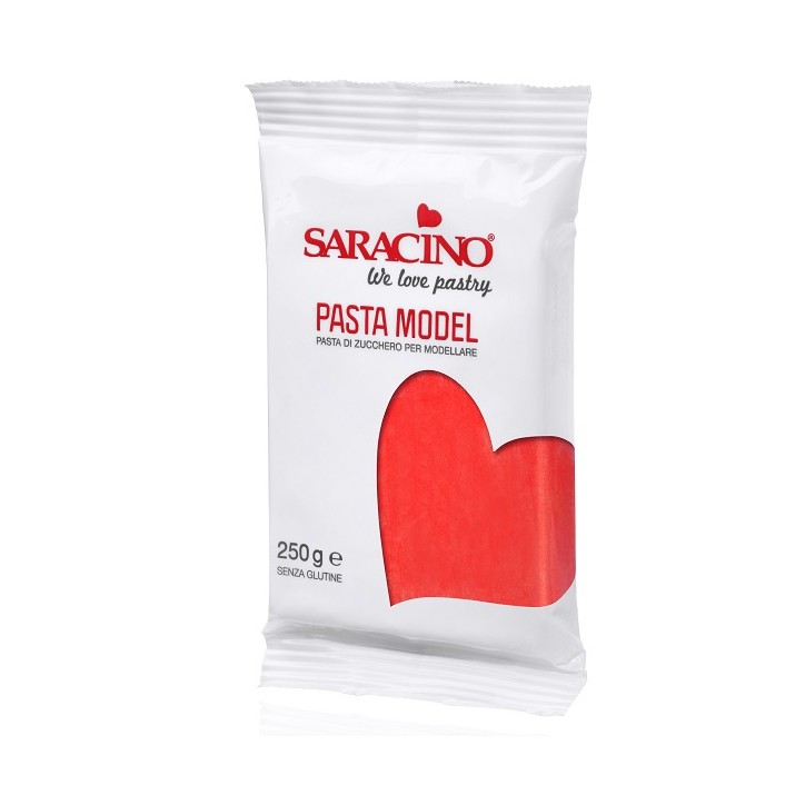 Red Modellingpaste Glutenfree - Saracino Pasta Model Modelling Sugar Paste RED 250g Red Modellingpaste Glutenfree - Saracino Pasta Model Modelling Sugar Paste RED 250g