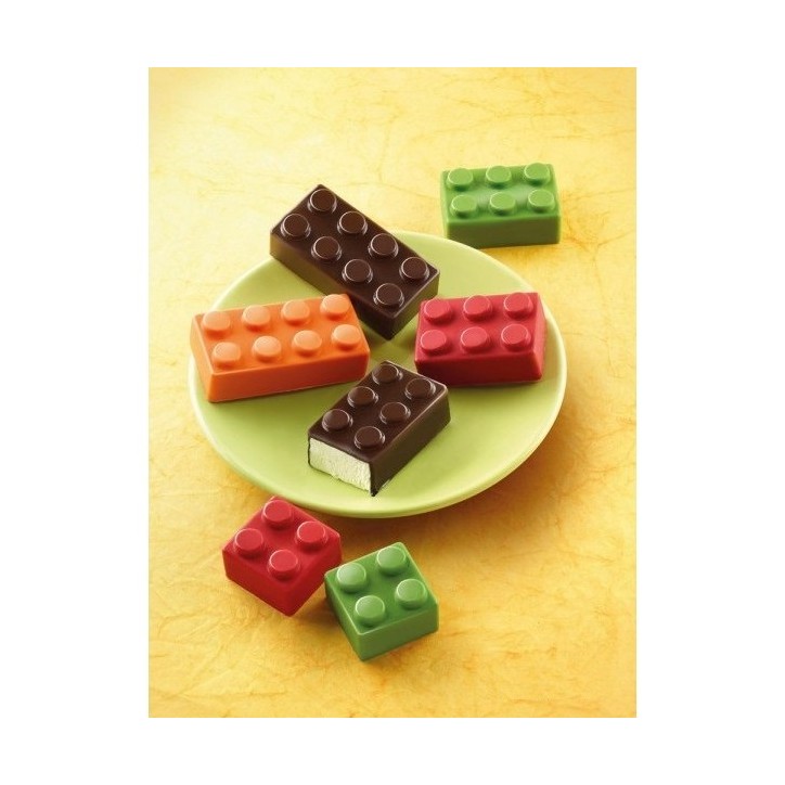 Silikomart Bausteine Silikonbackform – 12 Mini Kuchenformen