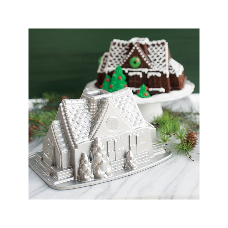 Nordic Ware Gingerbread House Bundt Pan