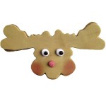 Städter Moose Head Shaped Metal Cookie Cutter, 6cm