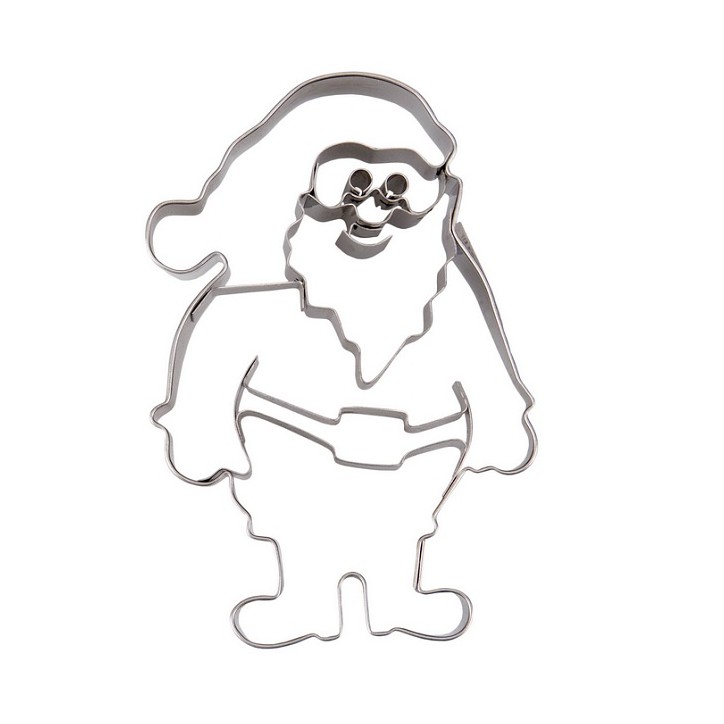 Städter Weihnachtsmann Ausstecher mit Prägung – 9cm Nikolaus