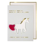 Meri Meri Unicorn with Tassel Greeting Card