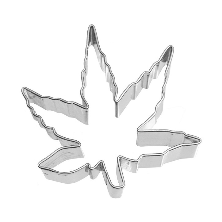 Birkmann Hanfblatt Ausstecher 6cm – Cannabisblatt für Kekse & Deko