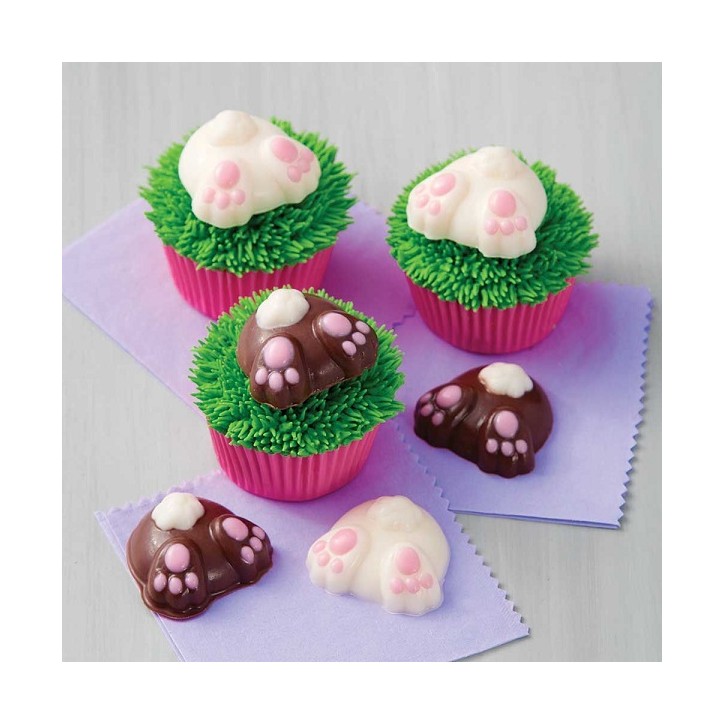 Wilton Bunny Butt Candy Mold – Funny Easter Chocolate Mold, 6 Cavities