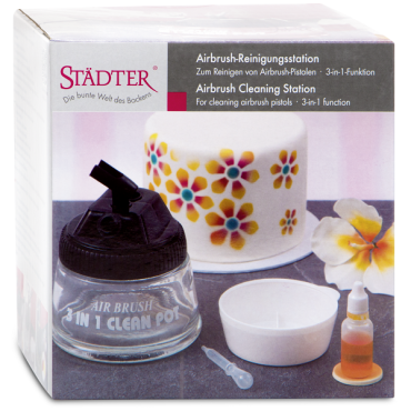 Städter Airbrush Cleaning Station 3-in-1 Function
