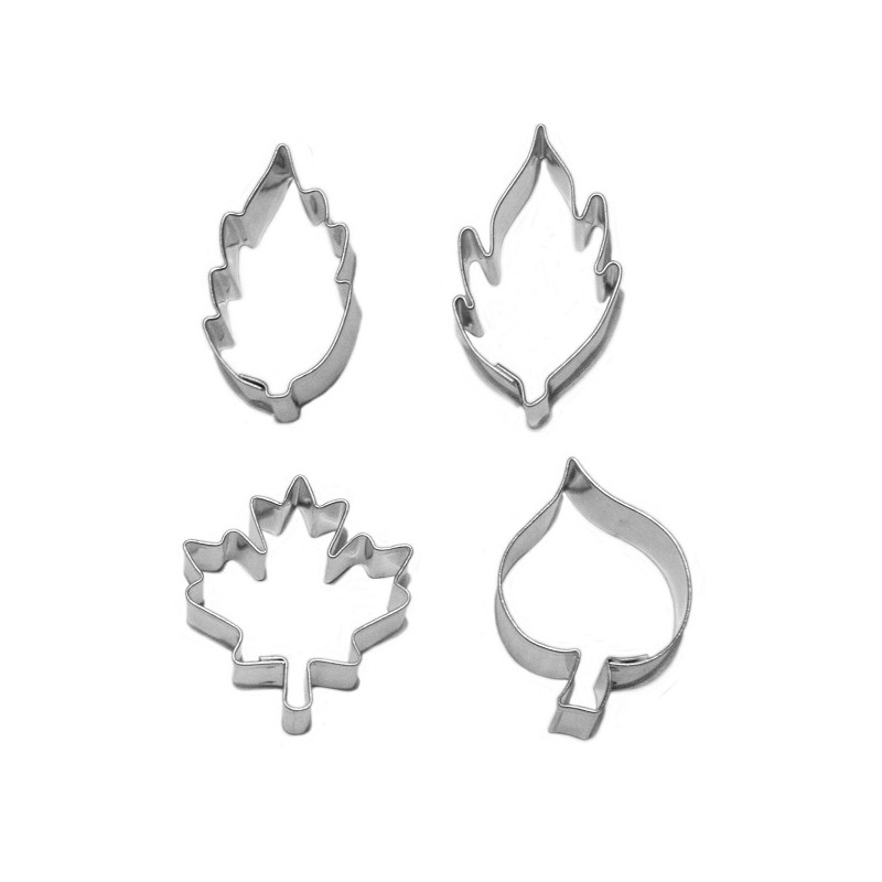 Leaf Cookie Cutter Set, 4pcs