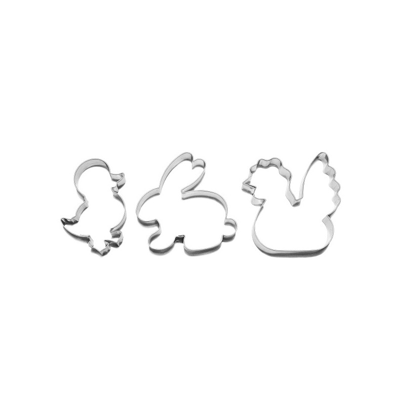 Easter Cookie Cutter Set, 3pcs