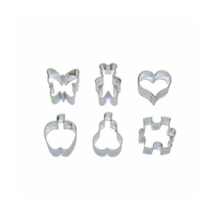 Miniature Cookie Cutter Set - Garnish Cookie Cutter Set for Fine Decorations & Cookies | Bakeria