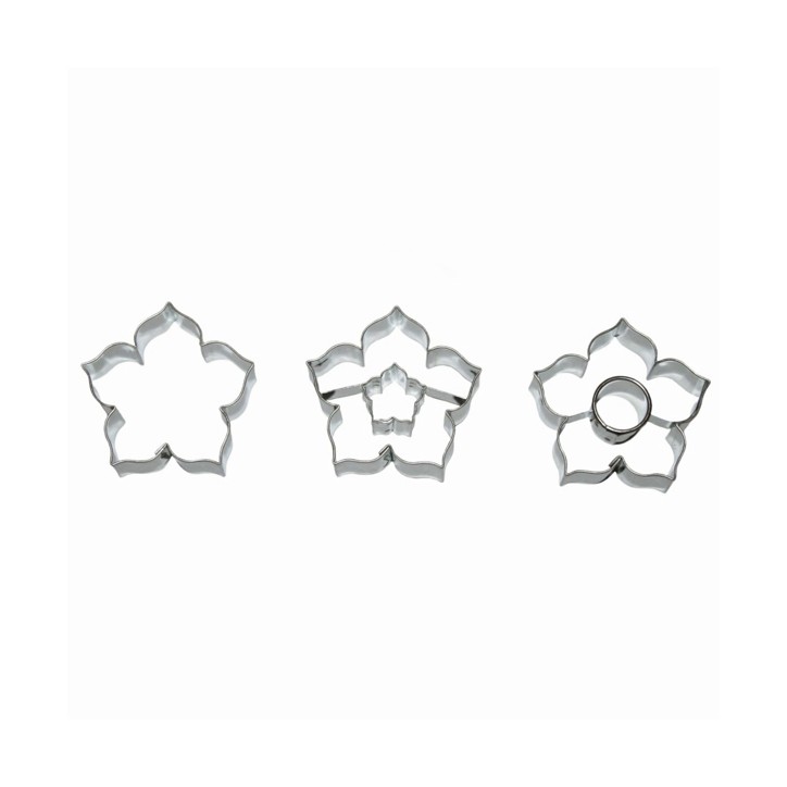 Blumen Linzer Ausstecher Set - Lilien Spitzbuben Ausstecher Set – Für Kreative Linzerkekse & Spitzbuben | Bakeria