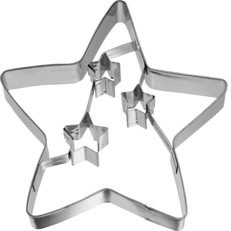 Birkmann Weihnachts-Stern Ausstecher 10.5cm – Guetzliausstecher mit Prägung