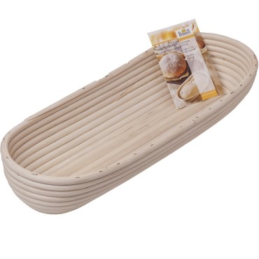 Long dough rising basket