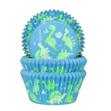 Cupcake Förmchen Dinosaurier, 50 Stück