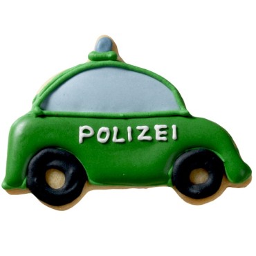 Polizeiauto Ausstechform