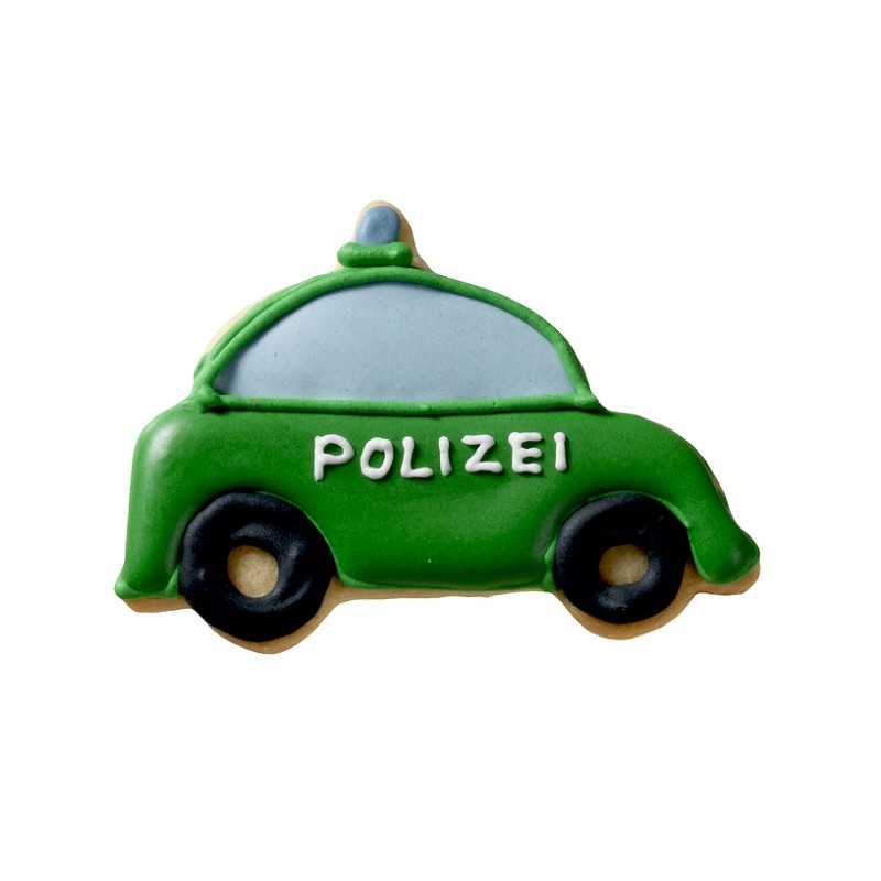 Birkmann Polizei Wagen Ausstecher, 7.5cm