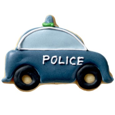 Polizeiauto Ausstechform