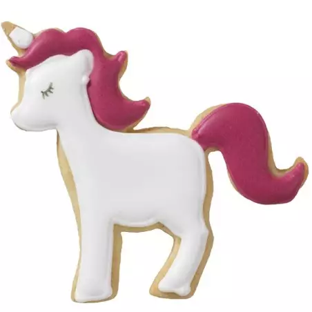 Birkmann Unicorn Cookie Cutter with Embossing – 8.5 cm for Magical Bakes