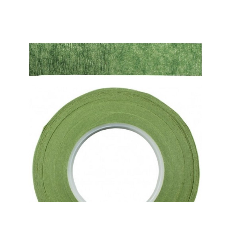 Decora 12mm Florist Tape Green, 27m