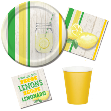 Lemonade Paper Plates