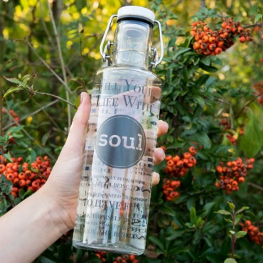 Soulbottles Glasflaschen Trinkflasche Fill your Soul