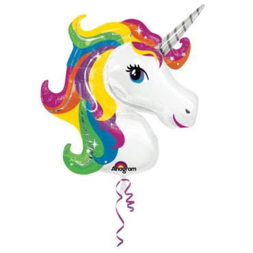 FB Rainbow Einhorn 83x73cm