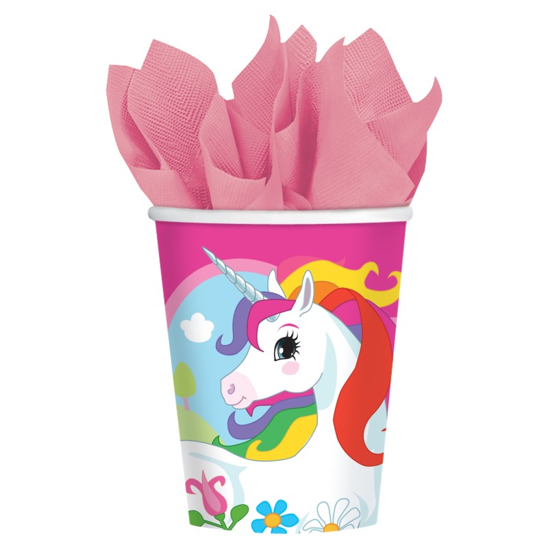 Amscan Magic Unicorn Party Cups, 8 pcs