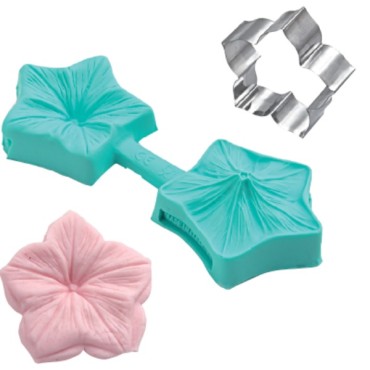 Petunia Blossom Mould and Cutter Set