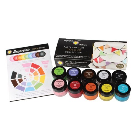 Paste Food Colours - Multipack, 10x10g