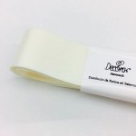 Decora Double Satin Ribbon Creme White, 25mm x 3m