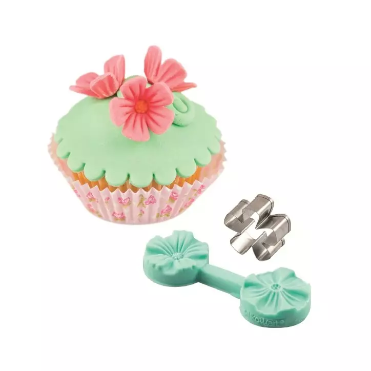 Spring Flower Blossom Mould and Cutter Set SLK814 Spring Flower Blossom Mould and Cutter Set SLK814