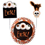 Wilton Halloween Eek! Cupcake Set, 24 Stück